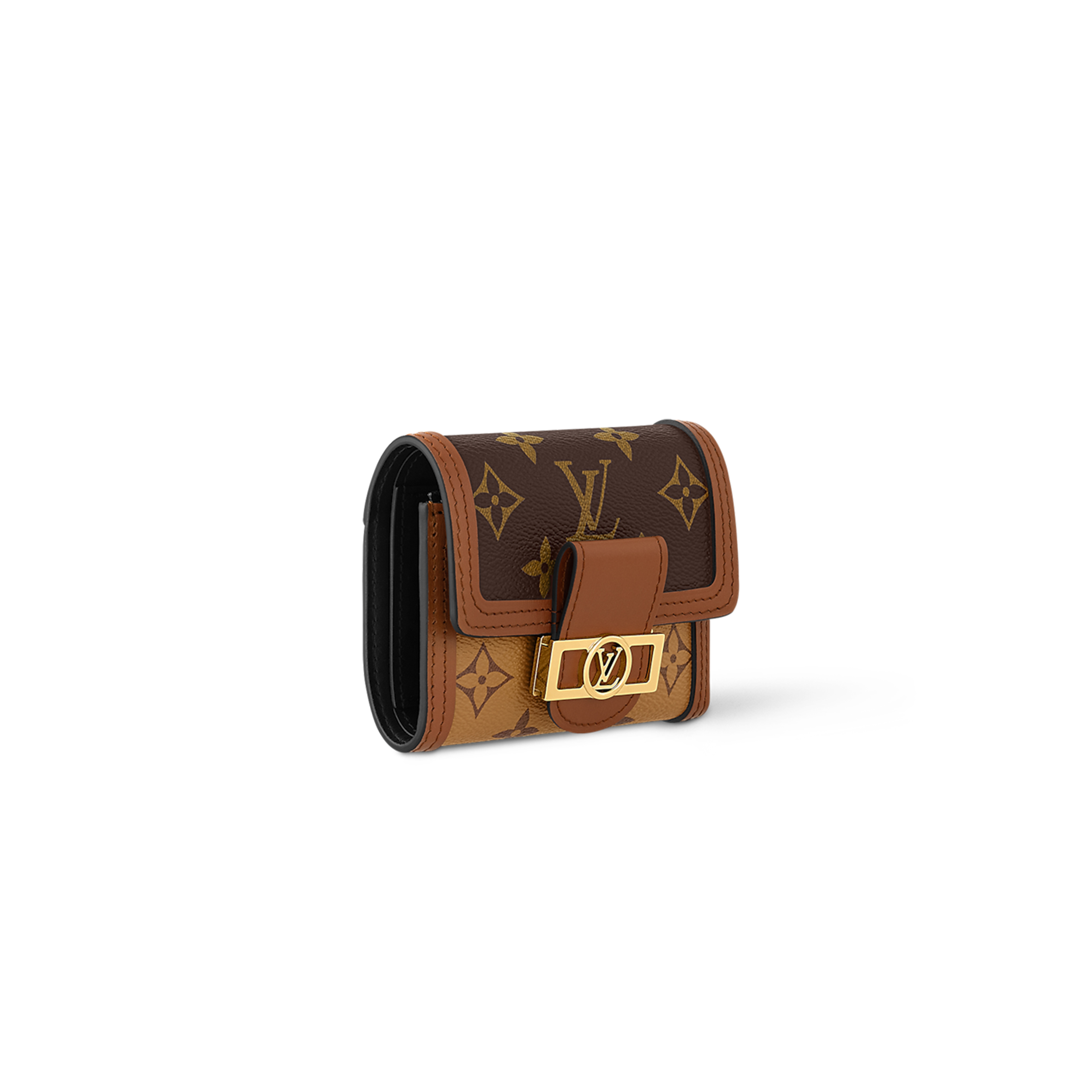 l**is V*t*n dauphine compact wallet m68725 (12*9*4cm)